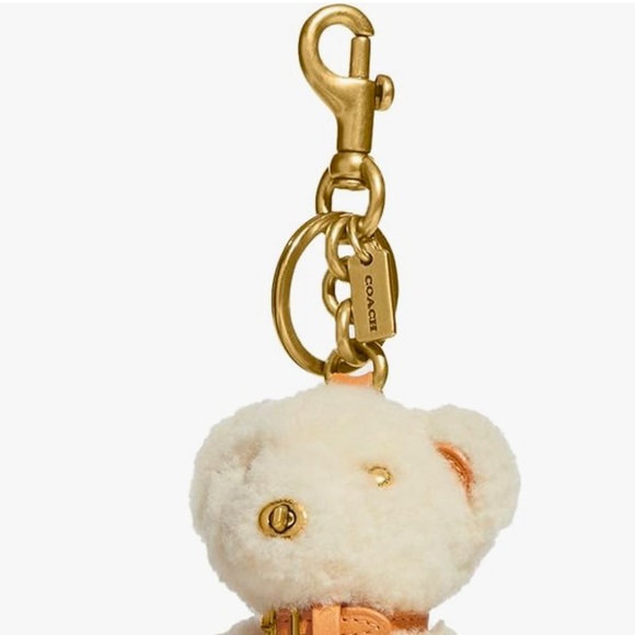 Coach bear bag charm shearling - Picture 2 of 8